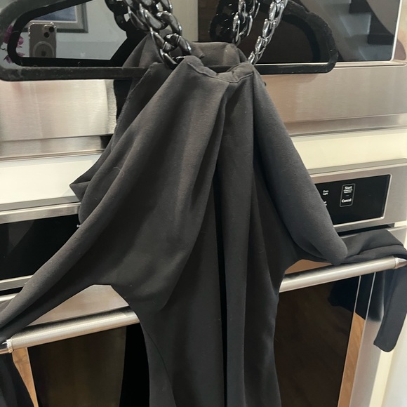 Zara black dress size L length before the knees, long sleeves - Picture 4 of 5